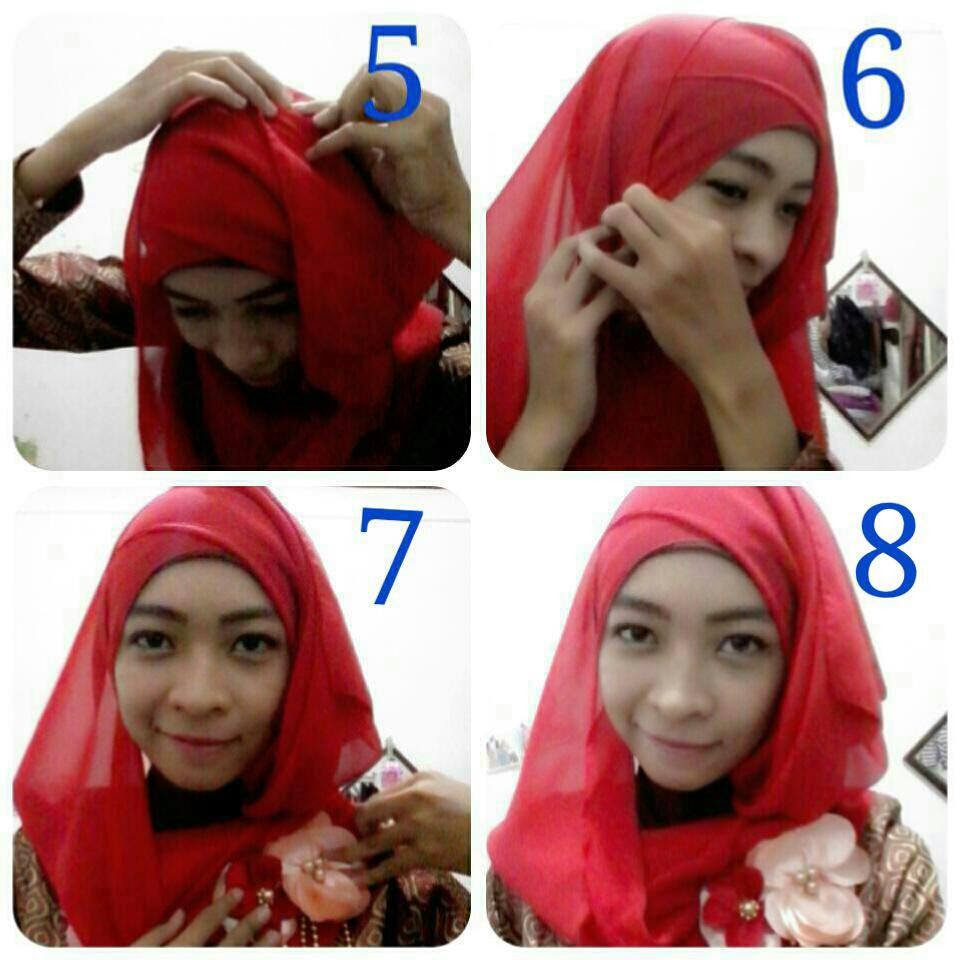 Tutorial Hijab Pashmina Siffon  Simple Is Beautiful