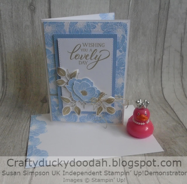 Craftyduckydoodah, Floral Essence, Scripty Embossing Folder, Stampin' Up! Susan Simpson UK Independent Stampin' Up! Demonstrator, Supplies available 24/7 from my online store, 