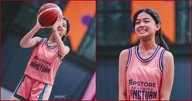 8 Potret Aqeela Calista Bintang Sinetron 'CINTA SETELAH CINTA' Saat Main Basket, Tetap Cantik dan Cute Abis dengan Rambut Kepang Dua