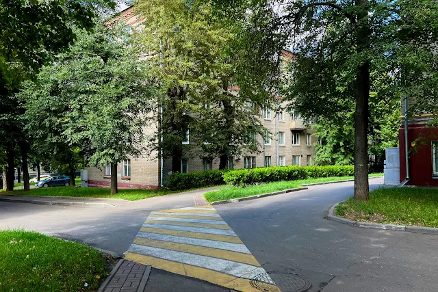 улица Ремизова, улица Академика Векшинского, дворы, жилой дом 1959 года постройки