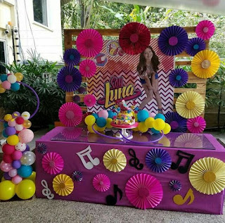 Decoración de Fiestas con Soy Luna