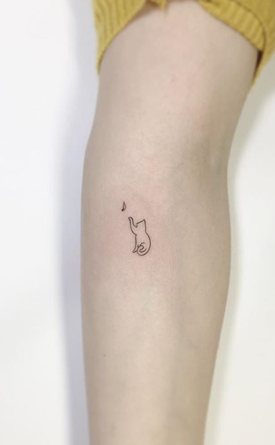 Mini tatuagens femininas