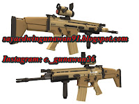 Papercraft FN SCAR-L Actual Size (Assault Rifle)