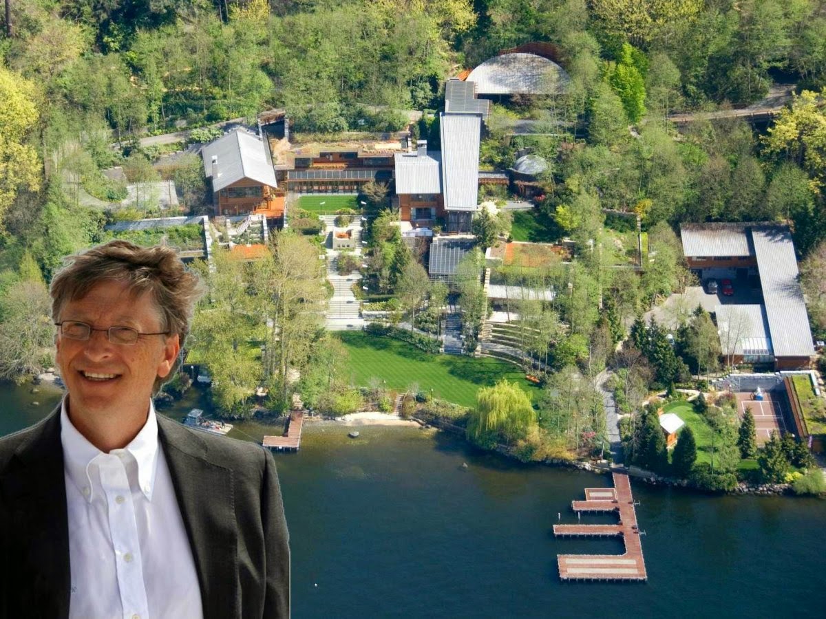 19 Crazy Facts About Bill Gates’ $123 Million Washington Mansion