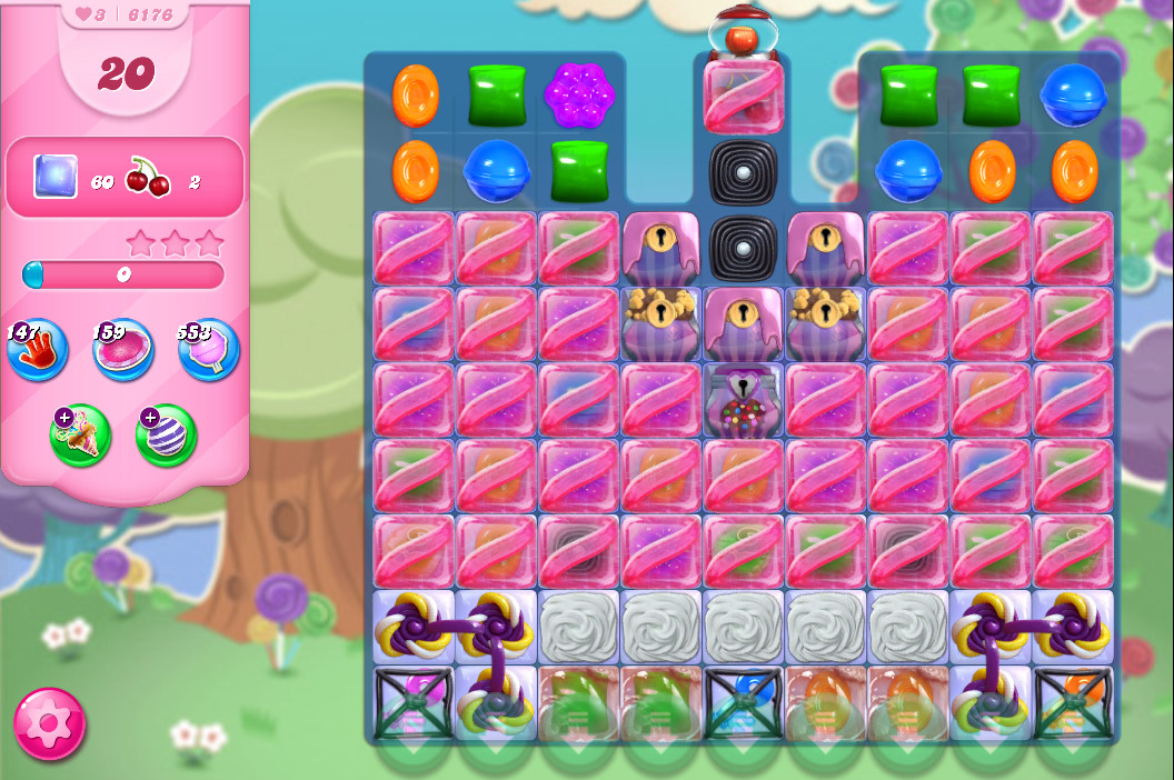 Candy Crush Saga level 6176