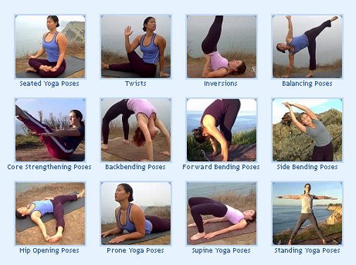 poses and Asanas Health: About its yoga meditation  Types