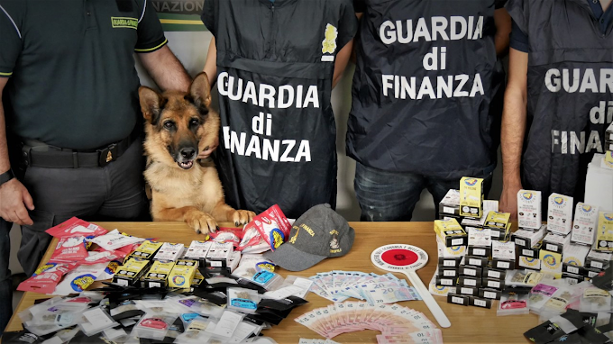 Gdf Matera: sequestrati 225 grammi di cannabis light rinvenuti in un distributore automatico