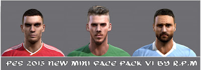 Pes 2013 Mini Face Pack V1 Face By R.P.M