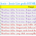 Jenis-Jenis List pada HTML