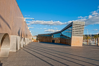 Fotografía de la fachada del museo nacional de arqueología subacuática de Cartagena