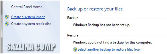 Cara Membuat System Image di Windows 7