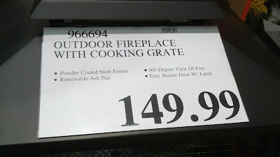 Deal for the Inside Outside Garden Outdoor Fireplace at Costco