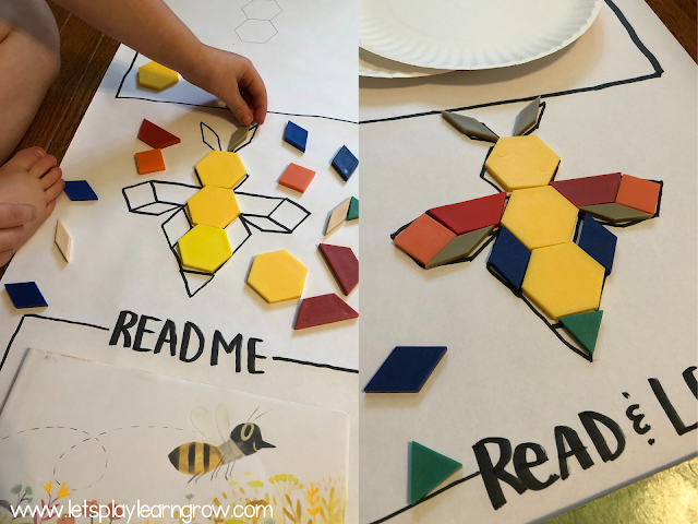 Bee Pattern Blocks