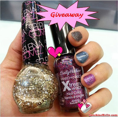 Sally Hansen, Nicole by OPI, Nail Workshop, Giveaway, nail care, nail colors, nair art, nail treatment, sally hansen & nicole by OPI nail color giveaway