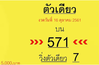 Thai Lottery Lucky Tips For 16-01-2018