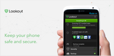 LookOut free antivirus for android phones and tablets