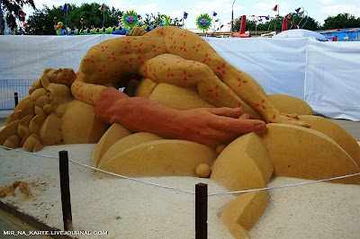 Great Roman Empire Sand Sculpture Exhibition in Russia Seen On coolpicturesgallery.blogspot.com