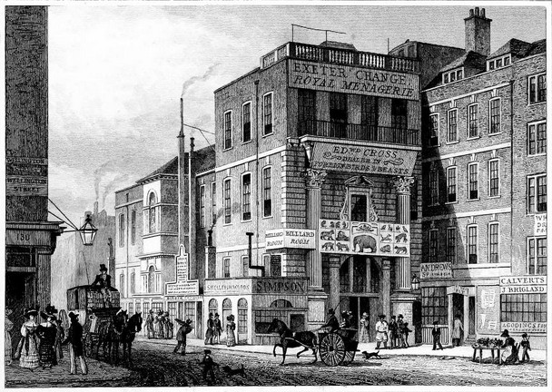 Regency History: The Royal Menagerie at the Exeter Exchange