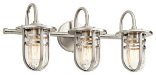 Brushed Nickel Bathroom Light Fixtures 