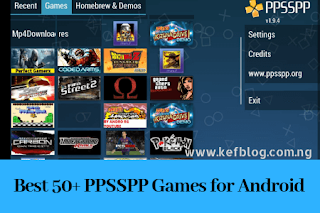 Downloaded Games on PPSSPP