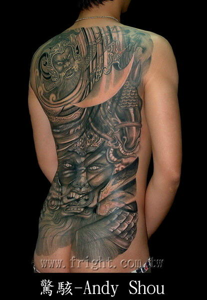 tattoo designs polynesian. Full Back Tattoo Design
