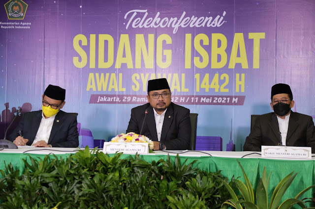 Pemerintah Tetapkan 1 Syawal 1442H Jatuh Pada Kamis, 13 Mei 2021