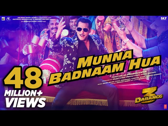 Dabangg 3: Munna Badnaam Hua- Badshah, Kamaal Khan, Mamta Sharma Lyrics