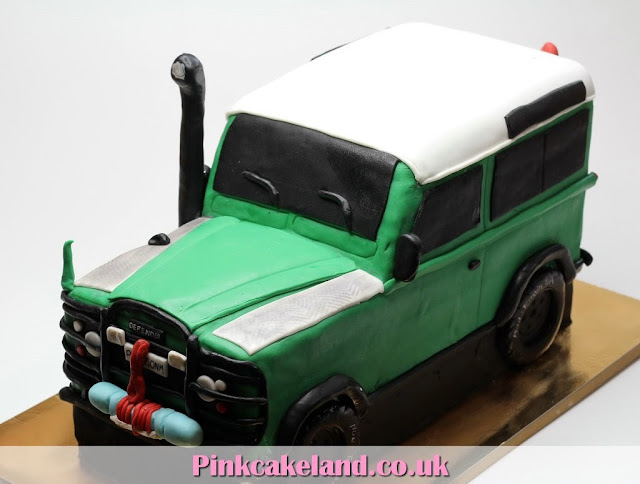 Land Rover Defender Birthday Cake=