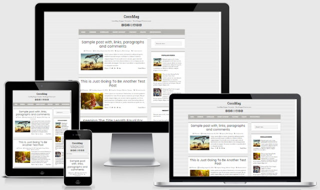 CocoMag Blogger Template