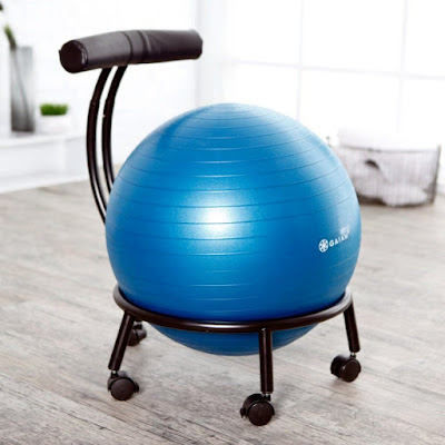 Gaiam Custom Fit Adjustable Balance Ball Chair 