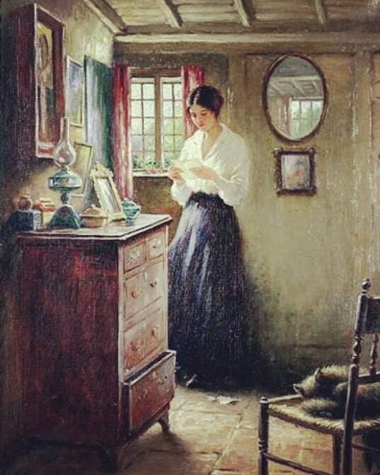 William Kay Blacklock, "The letter"