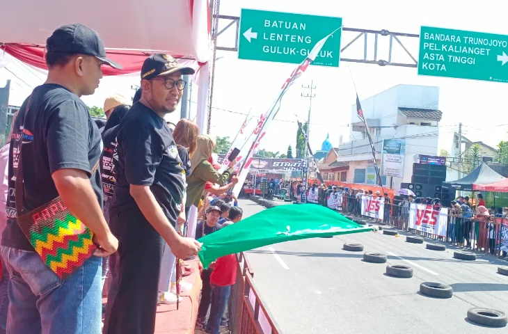 Buka Kejurnas Sumenep Drag Bike, Bupati Achmad Fauzi Berharap Hapus Balap Liar