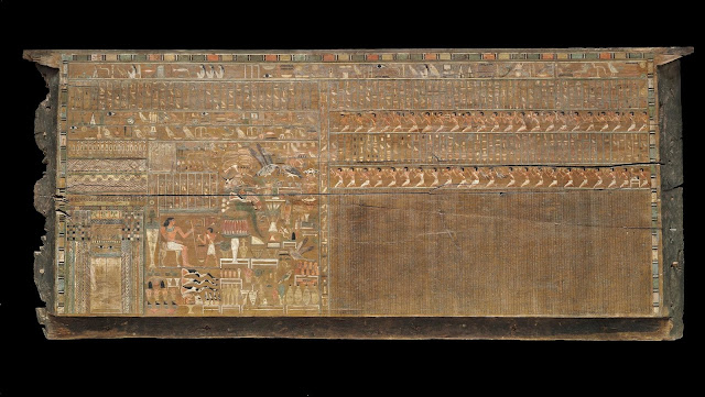 Передняя боковая панель внешнего гроба из Берши, 2010–1961 гг. до н.э.