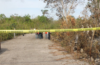 Hallan un cuerpo calcinado en Cancún; forense aún no determina si es hombre o mujer