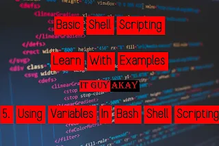 variables in shell scripting