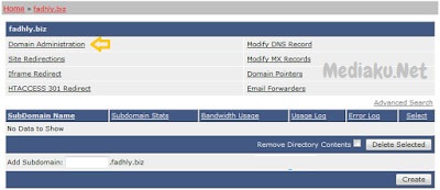 Tambah Domain Lewat DirectAdmin