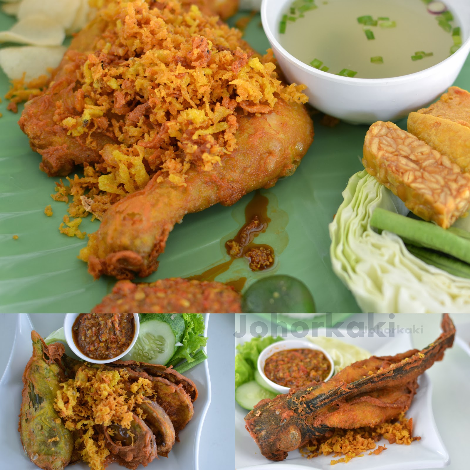 Johor Ayam Penyet at Penyet World Express in Taman Setia 