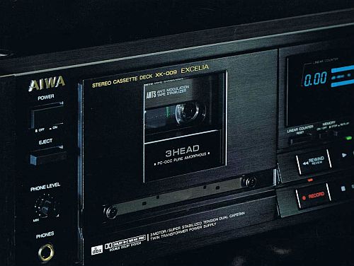 aiwa excelia cassette deck