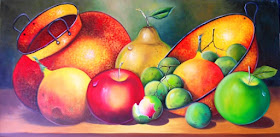 Frutas Cuadros decorativos Pintados Oleo