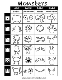 Halloween Craft Ideas  Grade on Copy And Laminate This Monster Chart From Expressive Monkey To Have