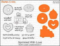 North Coast Creations Sprinkled With Love Stamps and Dies