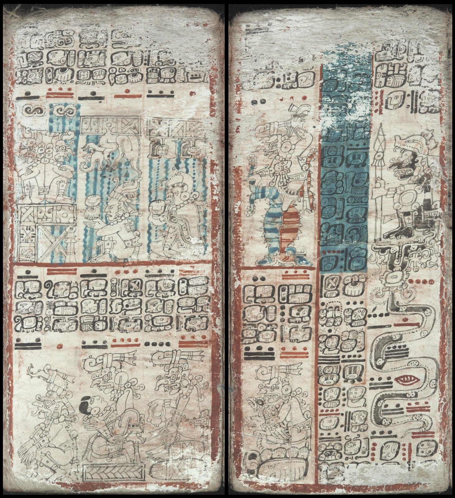 Mayan codex - Serpent numbers; the columns of the universe; manifestations of the Rain God