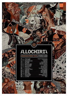 Allochiria European tour, spring 2020