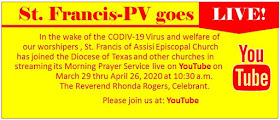 Join St. Francis Live on YouTube