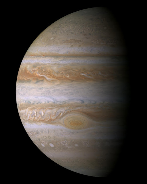 Jupiter seen by Cassini spacecraft
