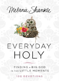 Everyday Holy by Melanie Shankle. A great daily devotional. 