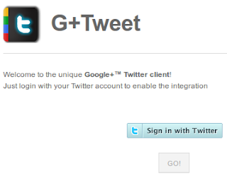 sign in twitter in google plus