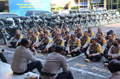 Kapolresta Yogyakarta Cek Kondisi Kendaraan Operasional Bhabinkamtibmas