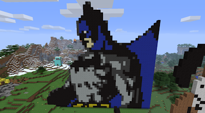 Creative pixel art ideas Batman collection | Minecraft Pixel Art