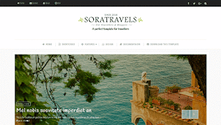 Sora Travels Blogger Template